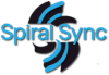 comapany-logo spiral design with text spiralsync